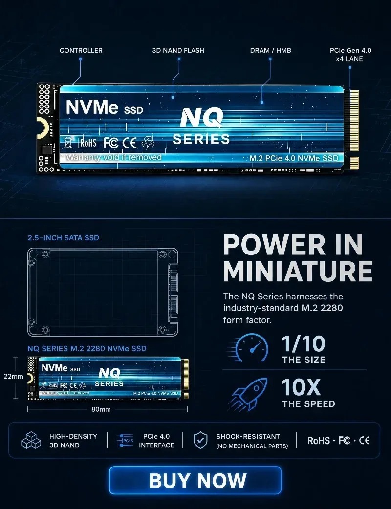 NQ SERIES NVME SSD 2TB/4TB NVM – M.2 Nvme 4Tb Pcie 4.0 Ssd recenzja i cena